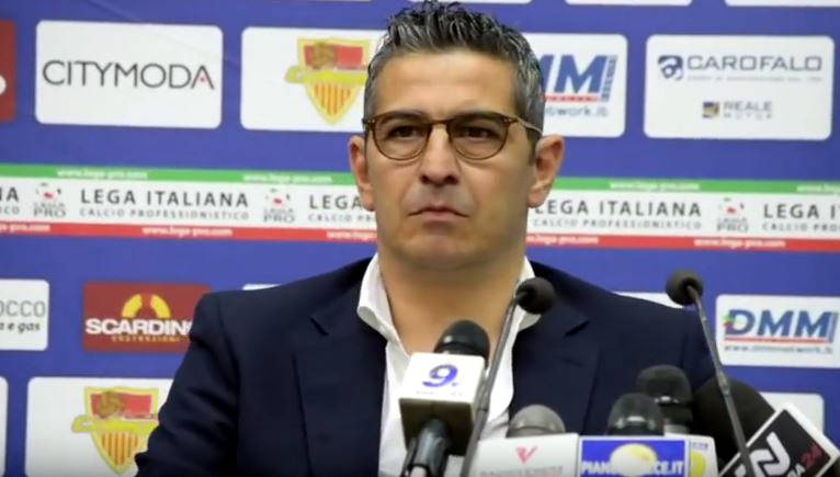 L'allenatore del Lecce, Pasquale Padalino