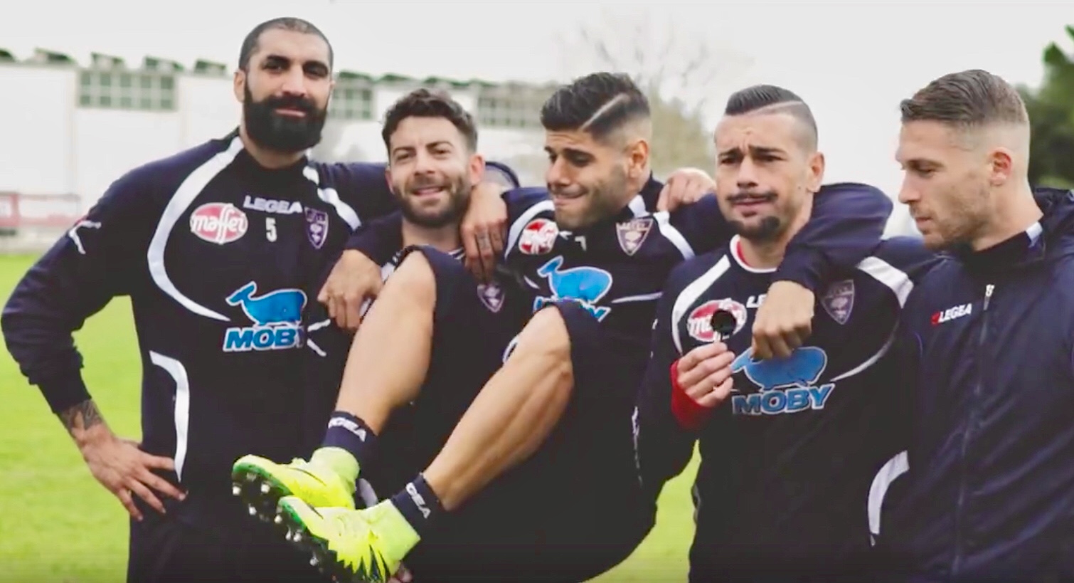 Un'immagine dal video di auguri dell'US Lecce