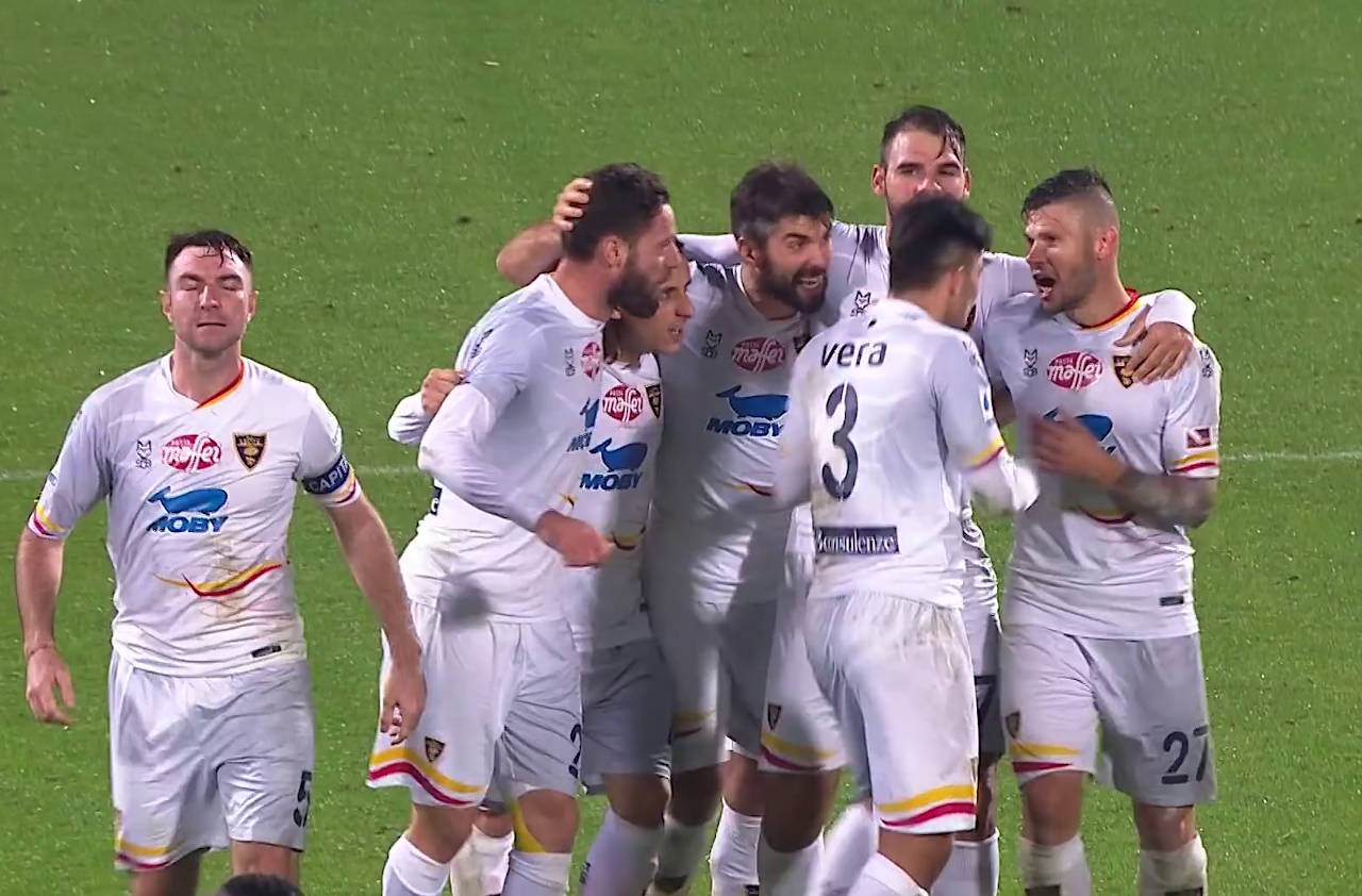 La festa dopo la vittoria di Firenze
