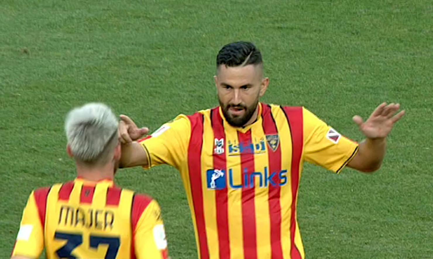 Coda festeggia la vittoria a Parma
